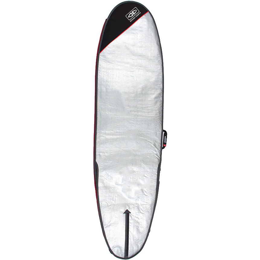 2026 Ocean And Earth Compact Cubierta De Tabla Larga Para Todo El Día OESCLB38 - Black / Red